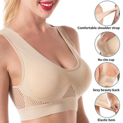 Seamless Non-Wired Air Bra Pack of 2 for Women & Girl