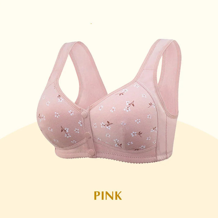 Anti Sagging Front Open Cooling Cotton Bra