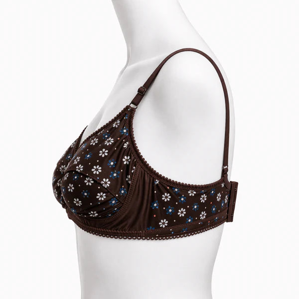 Women’s Floral Jersey Bra – Soft & Breathable