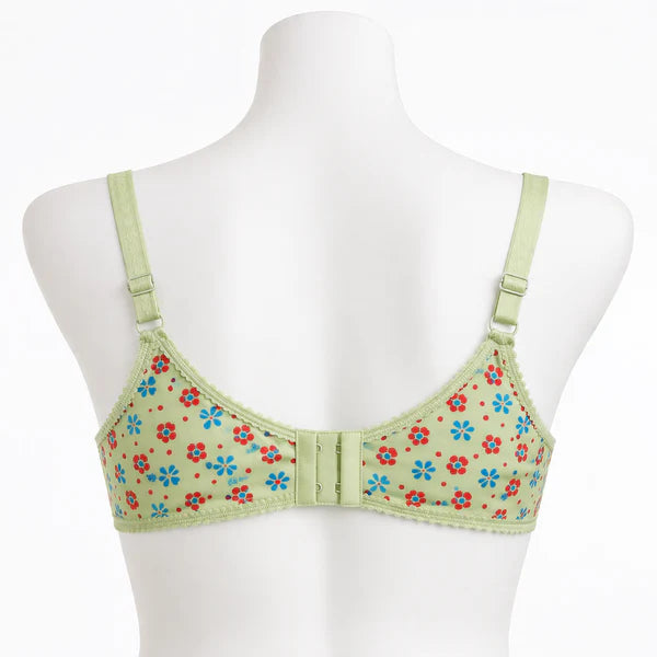 Women’s Floral Jersey Bra – Soft & Breathable