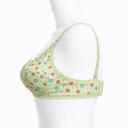 Women’s Floral Jersey Bra – Soft & Breathable