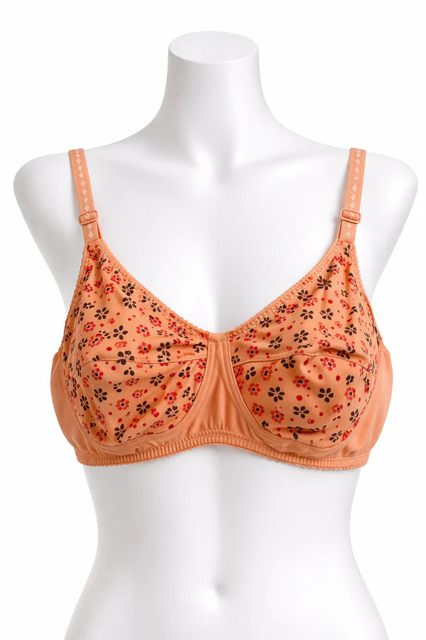 Women’s Floral Jersey Bra – Soft & Breathable
