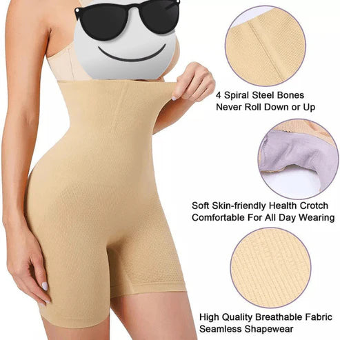 Body Shaper – Seamless High-Waist Comfort - invisible Tummy Smoothing