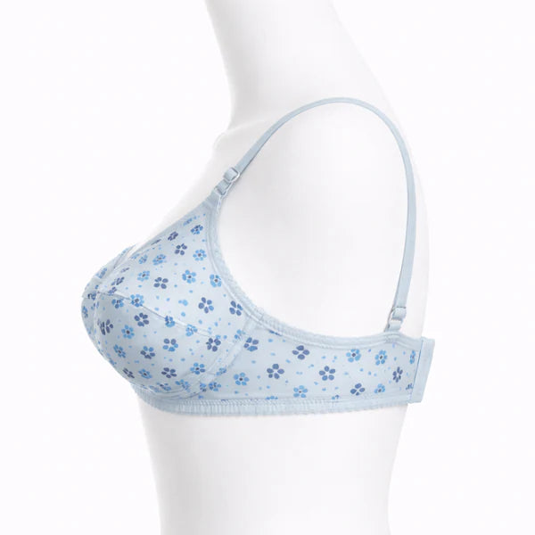 Women’s Floral Jersey Bra – Soft & Breathable